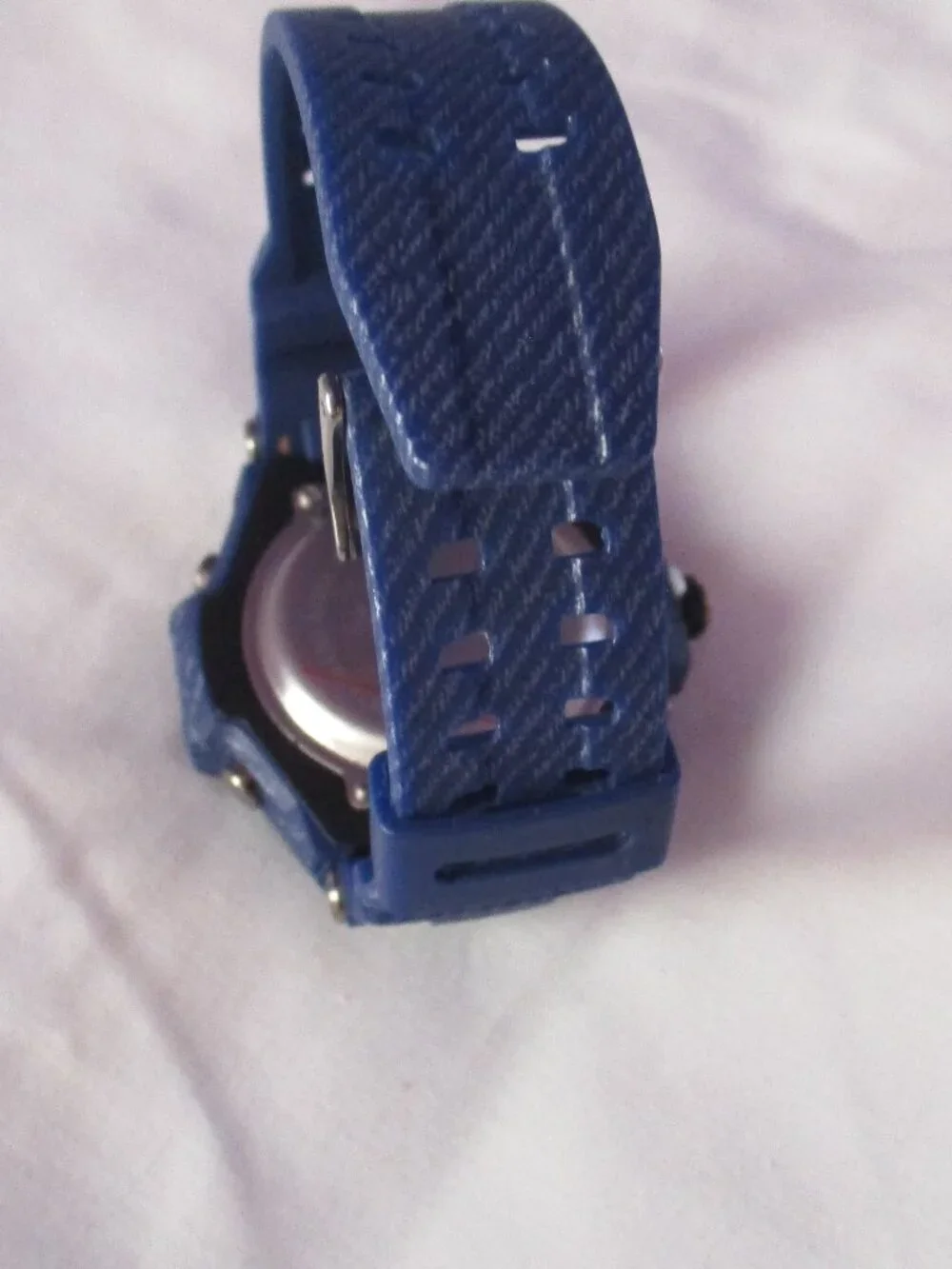 Genoa Japanese Movement Blue Multi-Function Watch with Silicon Strap (6.50-8.50)